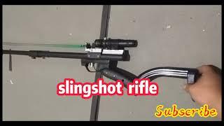 new made slingshot rifle