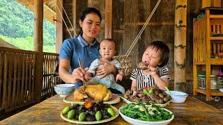 Harvest Season: Harvesting Cham Fruit & Making It into Food for Children | Happy Every Day