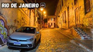 THIS IS WHAT THE STREETS OF RIO DE JANEIRO ARE LIKE AT NIGHT 【4K】 BRAZIL, 2024