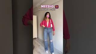 Meesho College outfit ideas #outfitideas #meesho #collegeoutfits #viralshort #trendingshorts