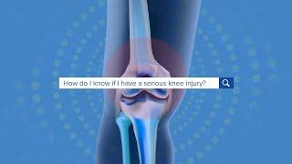 How to Tell if a Knee Injury is Serious - Yale Medicine Explains