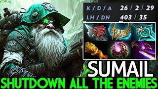 SUMAIL [Sniper] Shutdown All The Enemies No Mercy 26 Kills Dota 2