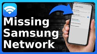 Not Registered On Network - Samsung Galaxy (Fix!)