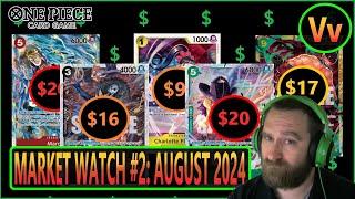 One Piece TCG: Second Market Watch for the Month of August 2024, How Did the Bans Mix Up the Market?