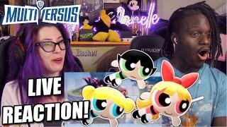 THE POWERPUFF GIRLS ARE HERE! MultiVersus Season 3 Official Gameplay Trailer REACTION!