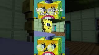 AI SpongeBob in Minecraft??? #spongebob #minecraft #sonic #aivoice #animation #mineimator