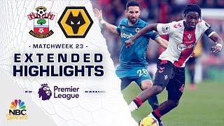 Southampton v. Wolves | PREMIER LEAGUE HIGHLIGHTS | 2/11/2023 | NBC Sports