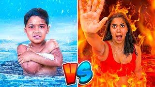 HOT vs COLD POOL Challenge!