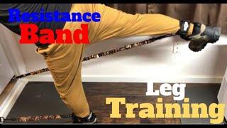 Leg Training With Resistance Bands