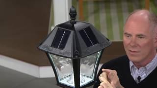 Gama Sonic 6' Solar Lamp Post with Planter & EZ Anchor on QVC