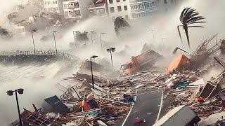 Just happened in Spain! Storm Dorothea crushed the Canary Islands with winds of 126 km/h