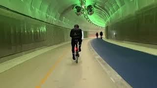 The World´s longest Bicycle Tunnel   HD 1080p