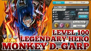 LEVEL 100 MONKEY D. GARP GALAXY IMPACT GAMEPLAY | ONE PIECE BOUNTY RUSH | OPBR