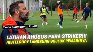 Lebih Galak Dari Ten Hag!! Lihatlah Aksi  Van Nistelrooy Gojlok Para Strikernya Jelang Piala Liga