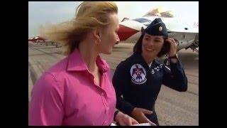 CNN Alex Quade's F-16 Ride-along With Female Thunderbird