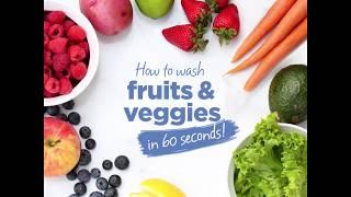 How to Wash Fruits and Veggies