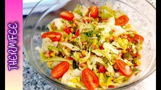 EISBERGSALAT FÜR EILIGE - frischer gemischter Salat | Thermomix® TM6 | Thermifee®