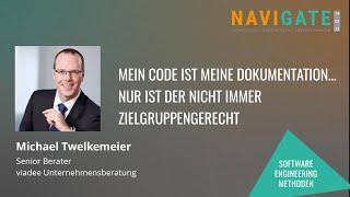 Mein Code ist meine Dokumentation - nur ist der nicht immer zielgruppengerecht - Michael Twelkemeier