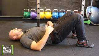 how to do the Glute Bridge for hip strength and spine stability