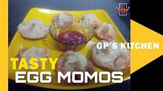 TASTY EGG MOMOS || SIMPLE EASY RECIPIE|| GP's KITCHEN