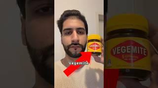 I tried Vegemite for the first time in my entire life in Australia #australia #vegemite