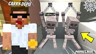 BABUJI and JETHIYA Become SKELETON in Minecraft ... | Carry Depie