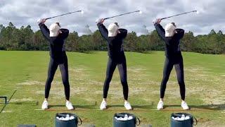 NELLY KORDA GOLF SWING - SLOW MOTION