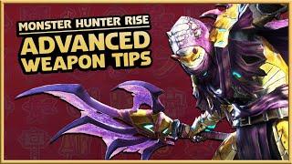 Monster Hunter Rise | ADVANCED WEAPON TIPS - For All 14 Types