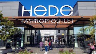 Hede Fashion Outlet, short walk through this shopping center in Kungsbacka, Sweden