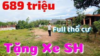 Bán đất 10x30 full thổ cư giá 689 triệu tặng Xe SH gần QL22B Đồng Khởi Châu Thành giáp TP Tây Ninh