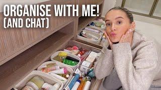 ORGANISE MY BATHROOM WITH ME…AND CHAT🫧🫶 | MOLLYMAE