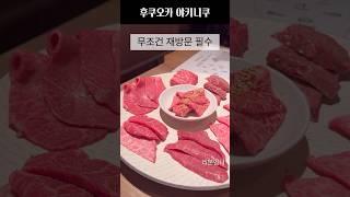 후쿠오카 가성비 야키니쿠 추천맛집 Best 니쿠이치 #fukuoka  #shorts