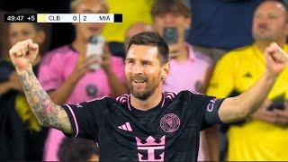 Lionel Messi vs Columbus Crew - 2 GOALS!