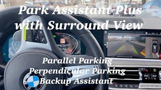 BMW Park Assistant Plus Surround View Parallel Perpendicular Parking Reverse Assistant #SUmer416