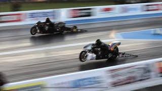 TOP FUEL BIKE runs 5.83 at Santa Pod Raceway, Main Event 2019