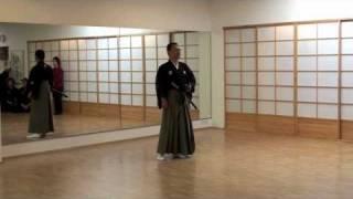 Mugai Ryu Iaido Kata - Niina Gyokudo Meishi Ha Soke at Tenshinkai Dojo Köln