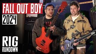 Fall Out Boy Rig Rundown with Patrick Stump, Joe Trohman & Pete Wentz Guitar & Bass Gear Tour