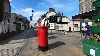 Walk along Fort William's  Main Street  in the Scottish Highlands, Scotland