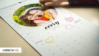 Fotocalendario XL | Personalizzazione del fotocalendario | Colorland