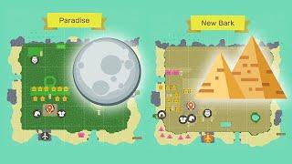 Moon Island vs Desert Island - Dream Island Tours in Animal Crossing New Horizons