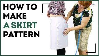 DIY: How to make a pattern for a skirt using a modeling method. Part 2. How to make a skirt.