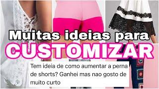 Ajudando as inscritas a customizar / como alargar / aumentar o comprimento / conserto de roupa ️