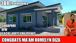 OFW SIMPLE HOUSE Congrats Ma'am Romelyn Diza,Singapore Ofw Ilocos Norte Philippines Katas ng OFW