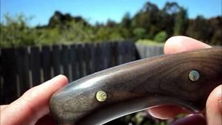 Custom(ized) Knife: Tassie-devil, drop point hunter.