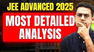 JEE Advanced Most Detailed Analysis by Anup Sir