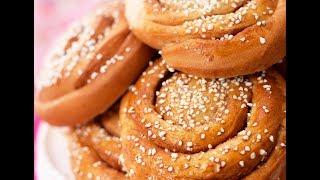 Goda och saftiga kanelbullar