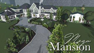 MEGA MANSION BLOXBURG SPEEDBUILD WITH POOL