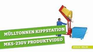 Mülltonnen-Kippstation Typ MKS-230V von BAUER –Produktvorstellung  | mr-shop.de