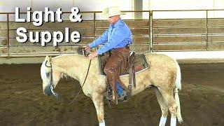 Horse Training For Light & Supple - Reining, Cutting Horses & Cow Horses