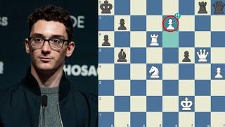 BRILLIANT!! Fabiano Caruana vs Constantin Lupulescu | SuperUnited Rapid & Blitz Croatia 2023 R2